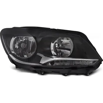 Přední světlomet TUNING-TEC Přední světlo VW CADDY, TOURAN 11-14 černé H7 PRAVÉ TYC