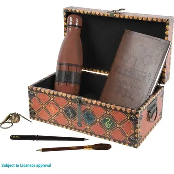 Sada pera s tužkou Prémiová dárková sada Harry Potter - famfrpálový kufr