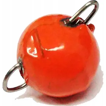 Rybářský háček Čeburaška Jigová hlavička červená Mikado 2 ks 16 g