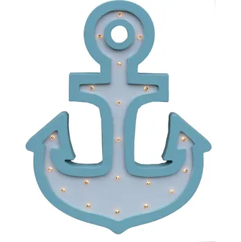 SEA Club Dekorační svítící Kotva 23,5x30x2,5cm