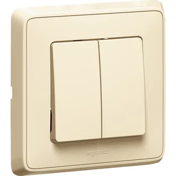 vypínač Legrand Cariva spínač 5 béžový