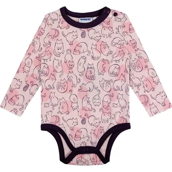 Kojenecké body - WINKIKI WNG 02818, růžová Barva: Růžová, Velikost: 86