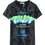 CHLAPECKÉ TRIČKO Kugo černé FC0375 (Chlapecké tričko s krátkým rukávem)