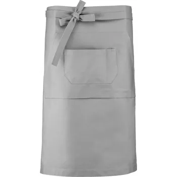 Pracovní zástěra Kariban Zástěra K 887, 90x62,5cm, barová, středně dlouhá, unisex COT20K88703999-light grey Šedá světlá UNI