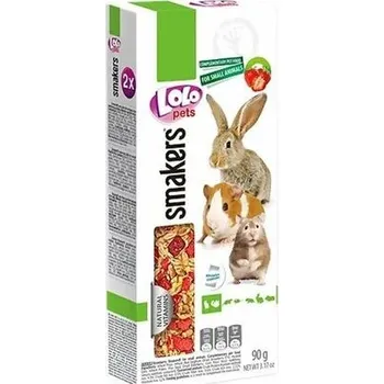 LOLO SMAKERS 2&nbsp;klasy jahodové pro hlodavce 90&nbsp;g