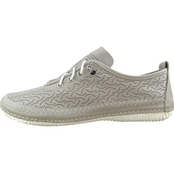 Dámské polobotky Aurelia perforované tenisky 032571 Vizon, velikost 40
