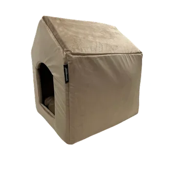 Pelíšek pro psa BiBi BEDS Útulná boudička Barva: Černá, Velikost: S