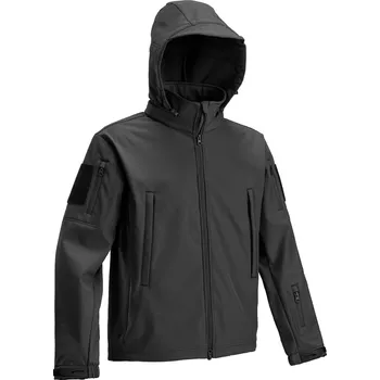 Pánská větrovka Softshellová Bunda Defcon 5 Tactical Softshell Jacket, Černá