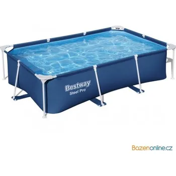 Bazén Bazén s konstrukcí Bestway Steel Pro 2,59m x 1,7m x 61cm bez filtrace