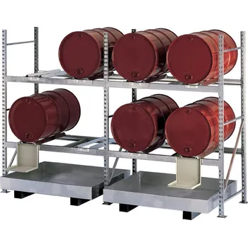 Dílenský regál META Regál na sudy přístavný typ 68535