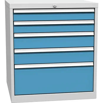 Zásuvkový kontejner KOVOS Stolový kontejner DPK 03C [červená]