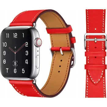 Řemínek na hodinky ŘEMÍNEK KOŽENÝ ŘEMÍNEK pro Apple Watch 1/2/3/4/5/6/7/8/SE 38/40/41 mm