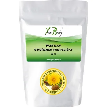 Pastilky s kořenem pampelišky 20 ks