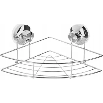 Koupelnový nábytek 5five Simply Smart Košíková polička POD sprchu organizér DO koupelny stříbrná