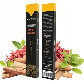 Vonná tyčinka Vonné tyčinky Bilovit Santalové dřevo 40 g