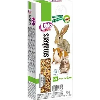 LOLO SMAKERS 2&nbsp;klasy ořechové pro hlodavce 90&nbsp;g