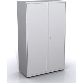 Šatní skříň BISLEY Spisová skříň s plnými dveřmi SYD10/50, Vyberte barvu / kombinaci: husí šeď (av4, RAL 7038), strukturovaný lak