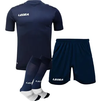 Sada 15 kompletů Legea Baviera vč.stulpen a číslic tm.modrá Velikost: M