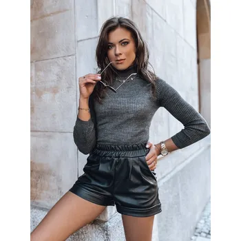 Tmavě šedý žebrovaný rolák OSLO MY1268 Velikost: ONE SIZE