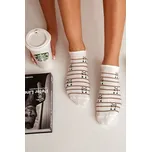 Veselé ponožky Milena Panda béžové Velikost ponožek: 37-41 Béžová