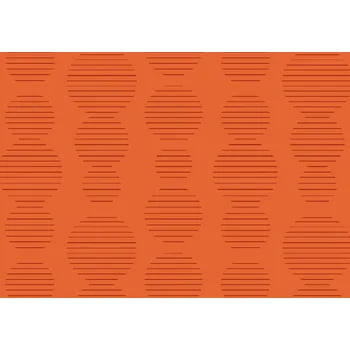 Obálka Obálka C6 barevná - oranžová pruhovaná kolečka