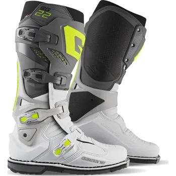 Moto obuv GAERNE MOTOKROSOVÉ BOTY GAERNE SG 22 fluo/bílá Bílá 44