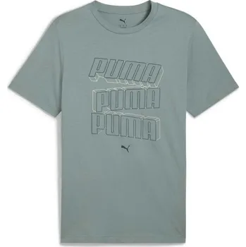 Pánské triko Puma ESSENTIALS LOGO LAB HOG TEE XXL Zelená, Černá