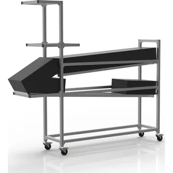 Dílenský regál ENPRAG Spádový regál z hliníkových profilů, 23040552