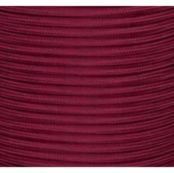 elektrický kabel Kabel v opletu 2x0,75 bordó, 1 m