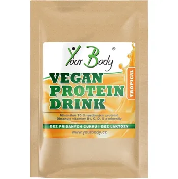 Protein YOURBODY VEGAN PROTEIN DRINK Tropical 30g
