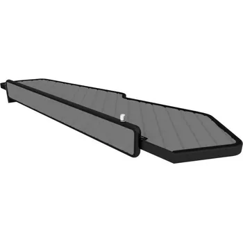 Polička dlouhá Volvo FH4, LED, šedá koženka