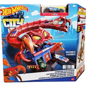 autodráha Hot Wheels City Scorpion Flex Attack