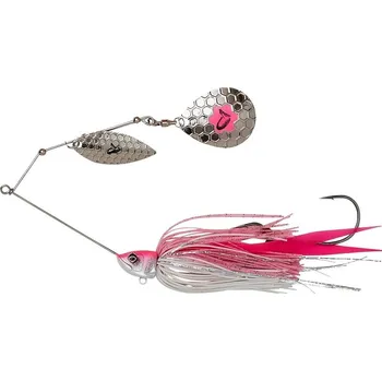Umělá nástraha Savage Gear Třpytka Da Bush Spinnerbait Sinking Pink Silver - 21 cm 55 g