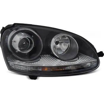 Přední světlomet TUNING-TEC Přední světlo VW GOLF V 03-09 černé XENON PRAVÉ TYC