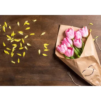 Set školních potřeb Obálka C6 barevná - tulipány