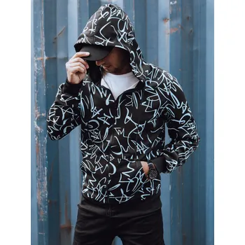 Pánská mikina Černá mikina s celoplošným potiskem BX5810 Velikost: 2XL