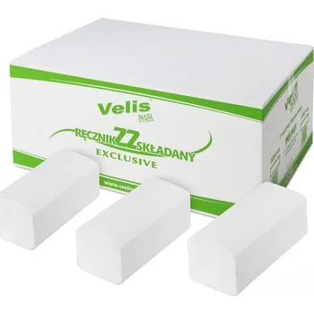 Papírový ručník Papírové ručníky skládané ZZ WELMAX BÍLÉ, 160 útržků