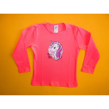 Dívčí tričko Arex, ČR Dívčí tričko dlouhý rukáv Dream come true 1 Barva: lososová, Velikost: 104