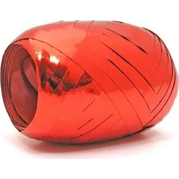 Stuha stuha vázací 20m metal červená 475989