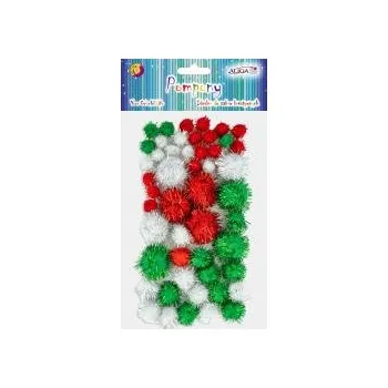 Bambulky metalické mix barev 50 ks 545516