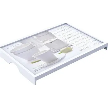 Easy Life, Itálie EL - Servírovací tác White porcelain - 45 x 31 cm