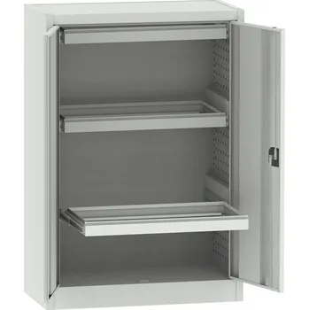 Skříňka na nářadí KOVOS Univerzální skříň s výsuvnými rámy SPS_02_B_R, červená