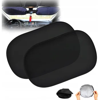 Stínítko do auta SLUNEČNÍ CLONY DO AUTA NA OKNO 50*30CM 2KS