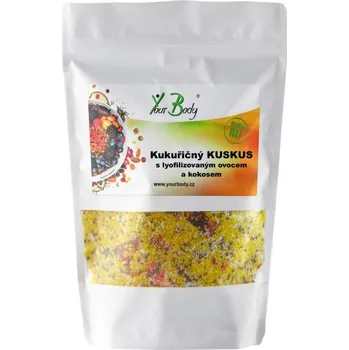 YOURBODY Kukuřičný kuskus s ovocem a kokosem 250g
