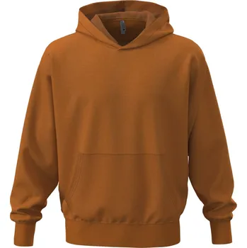 pracovní mikina Next Level Apparel Mikina s kapucí N 9307, těžká oversize, unisex COT089307zo202-clay M Clay