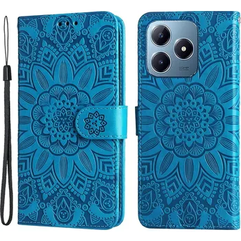 Pouzdro na mobilní telefon Sunflower knížkové pouzdro na Realme Note 60 - modré