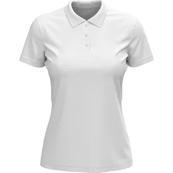 Pánské tričko Stedman Polokošile Lux Polo Women pique, krátký rukáv, dámská COT05916000103-white L Bílá