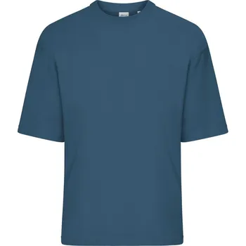 Pracovní oblečení James & Nicholson Tričko JN 8041, oversize, těžké, krátký rukáv, unisex COT028041t2604-dusty blue XL Modrá dusty