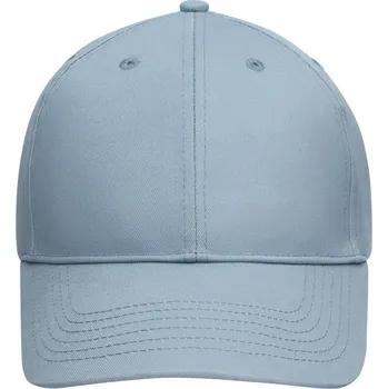 Pracovní přilba Myrtle Beach Kšiltovka MB 6249, 6 panelová, bio bavlna COT036249ams99-milky blue UNI Modrá milky