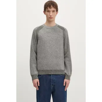 Pánský svetr Vlněný svetr Paul Smith pánský, šedá barva, M1R-246Z-P02585 M1R.246Z.P02585 90X, vel. M